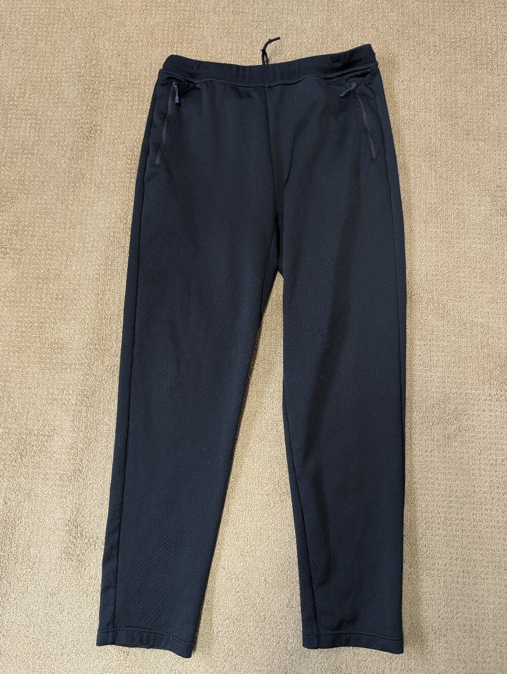 Montbell Men’s Jersey Jogger Pants M Navy Pull On Drawstring Pockets Outdoor